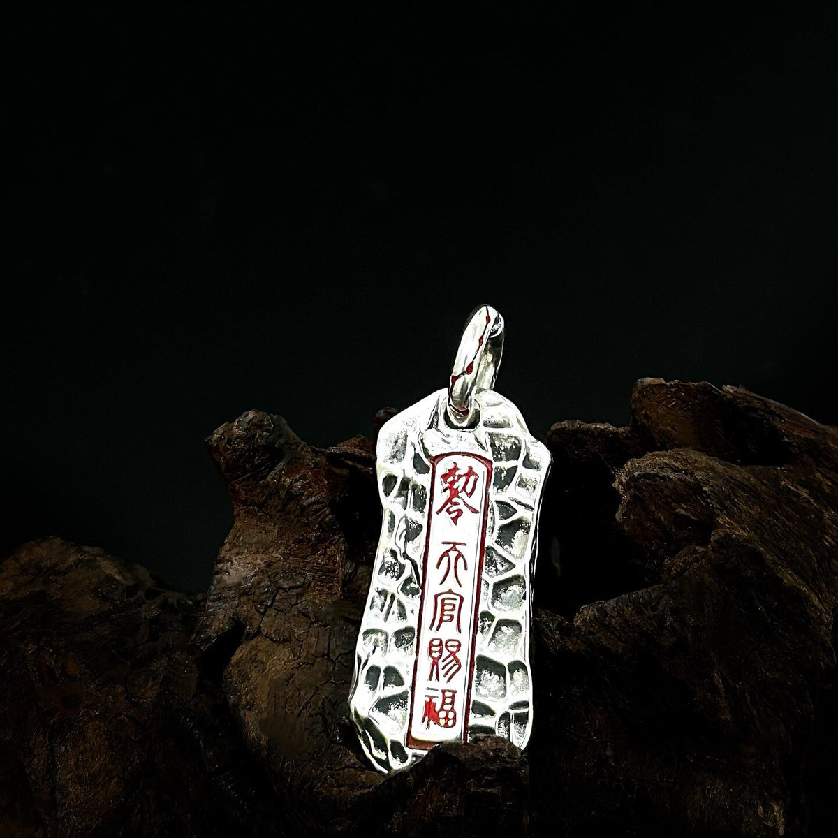 TaoWards Taoist Silver Celestial Master Talisman Pendant