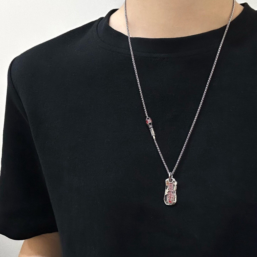 TaoWards Taoist Silver Celestial Master Talisman Pendant