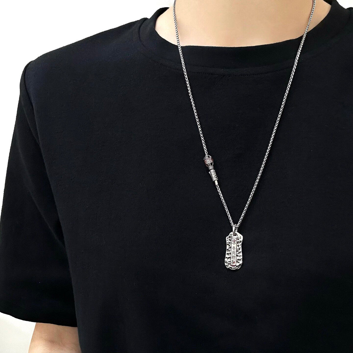 TaoWards Taoist Silver Celestial Master Talisman Pendant