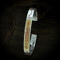 TaoWards Five Wealth Gods Inscription Cuff Bracelet — outer inscription and copper panel