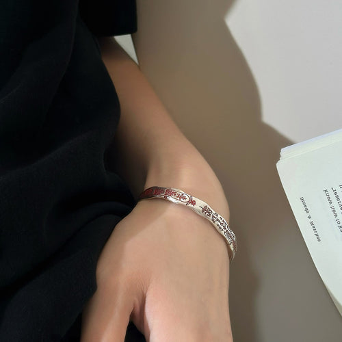 TaoWards Five Deities Cuff Bracelet worn on a wrist