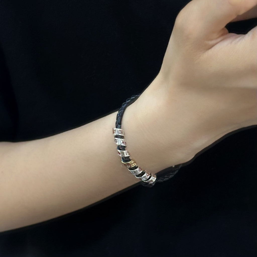 TaoWards Big Dipper Braided Cord Bracelet — alternate wrist view