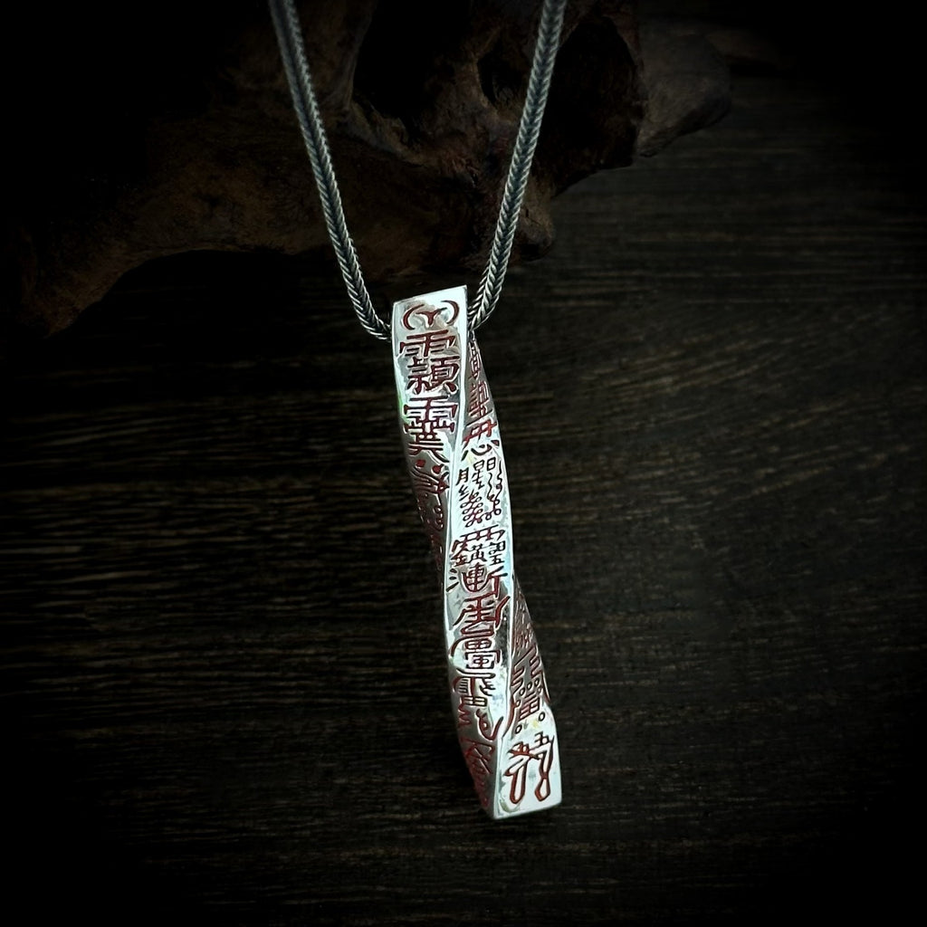 TaoWards Twisted Tianpeng Ruler Pendant Necklace — front view