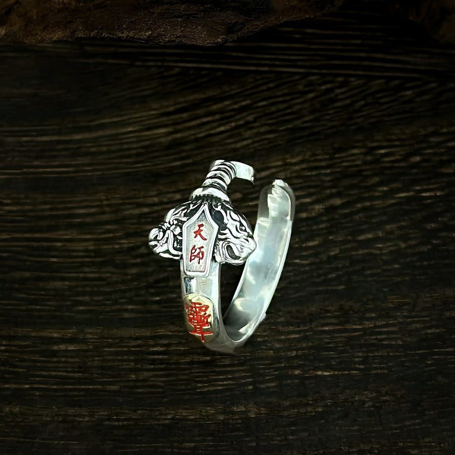 TaoWards Sword and Yin Yang Open Ring sword detail
