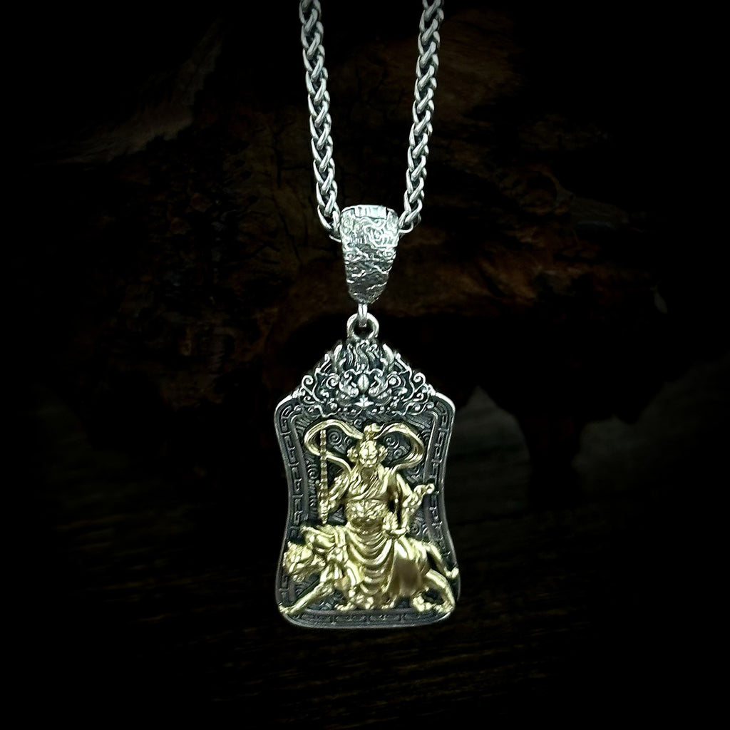 TaoWards Zhao Gongming Pendant styled with a chain; chain not included