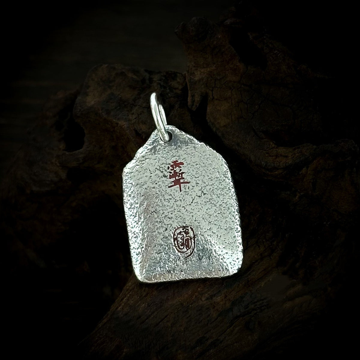 TaoWards Zhong Kui Pendant textured back