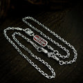 TaoWards Talisman Link Chain Necklace — chain laid out