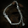 TaoWards Ziwei Talisman Sword Chain Bracelet — front view