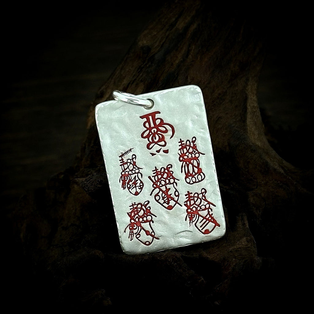 TaoWards Five Deities Tag Pendant five-figure face
