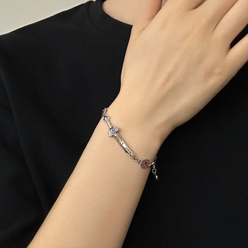 TaoWards Seven Star Sword Bracelet worn on the wrist.