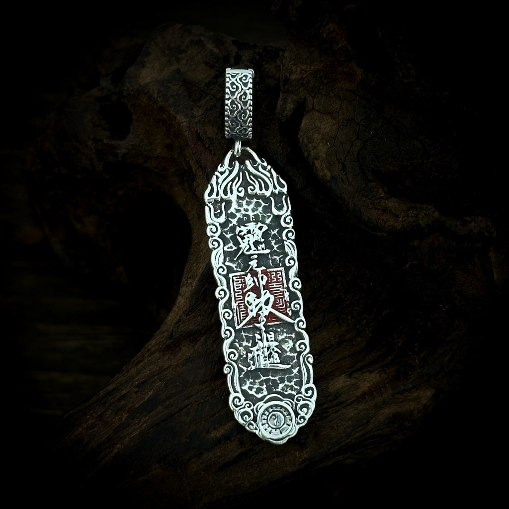 TaoWards Zhao Gongming Double-Sided Tag Pendant Necklace — alternate angle
