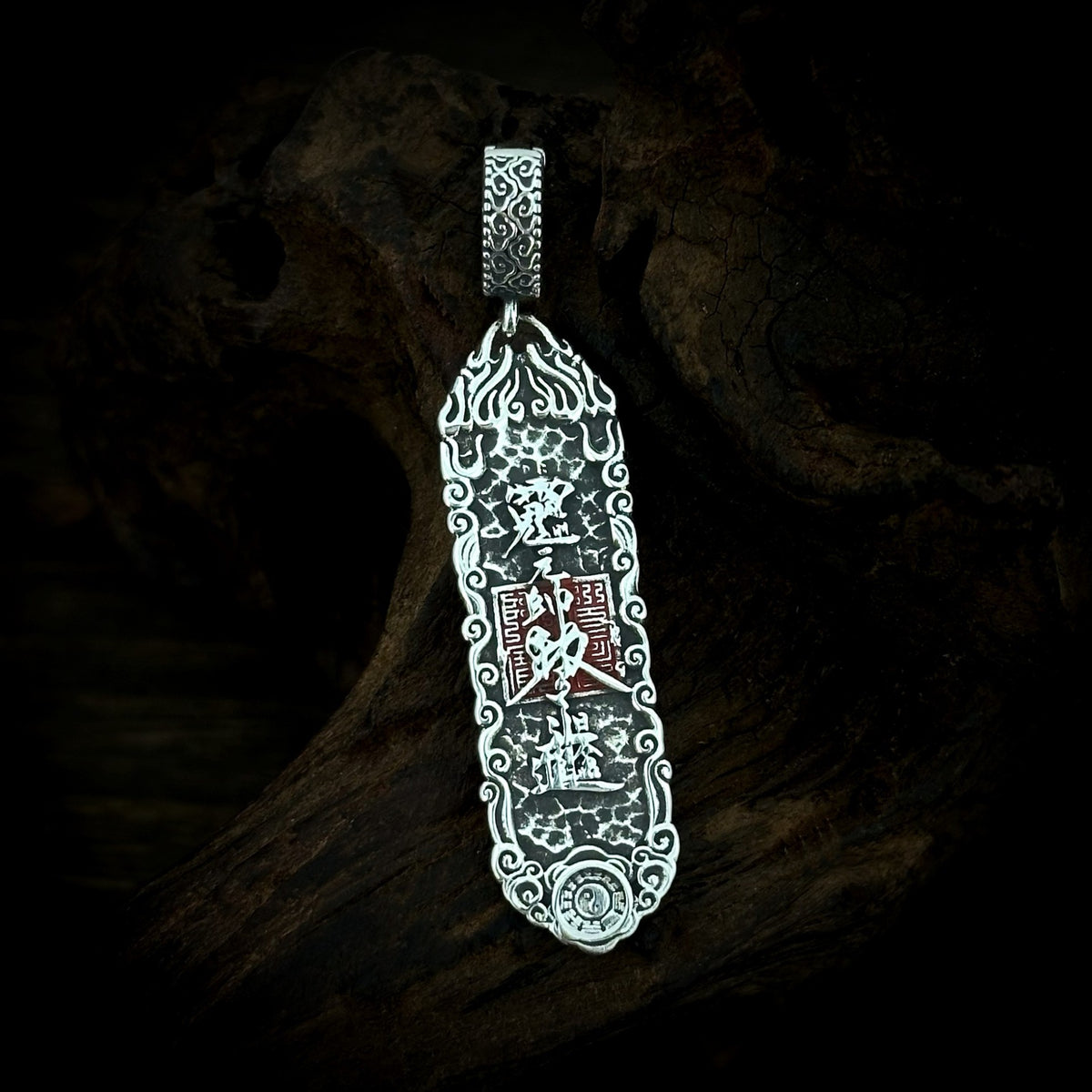 TaoWards Zhao Gongming Double-Sided Tag Pendant Necklace — alternate angle