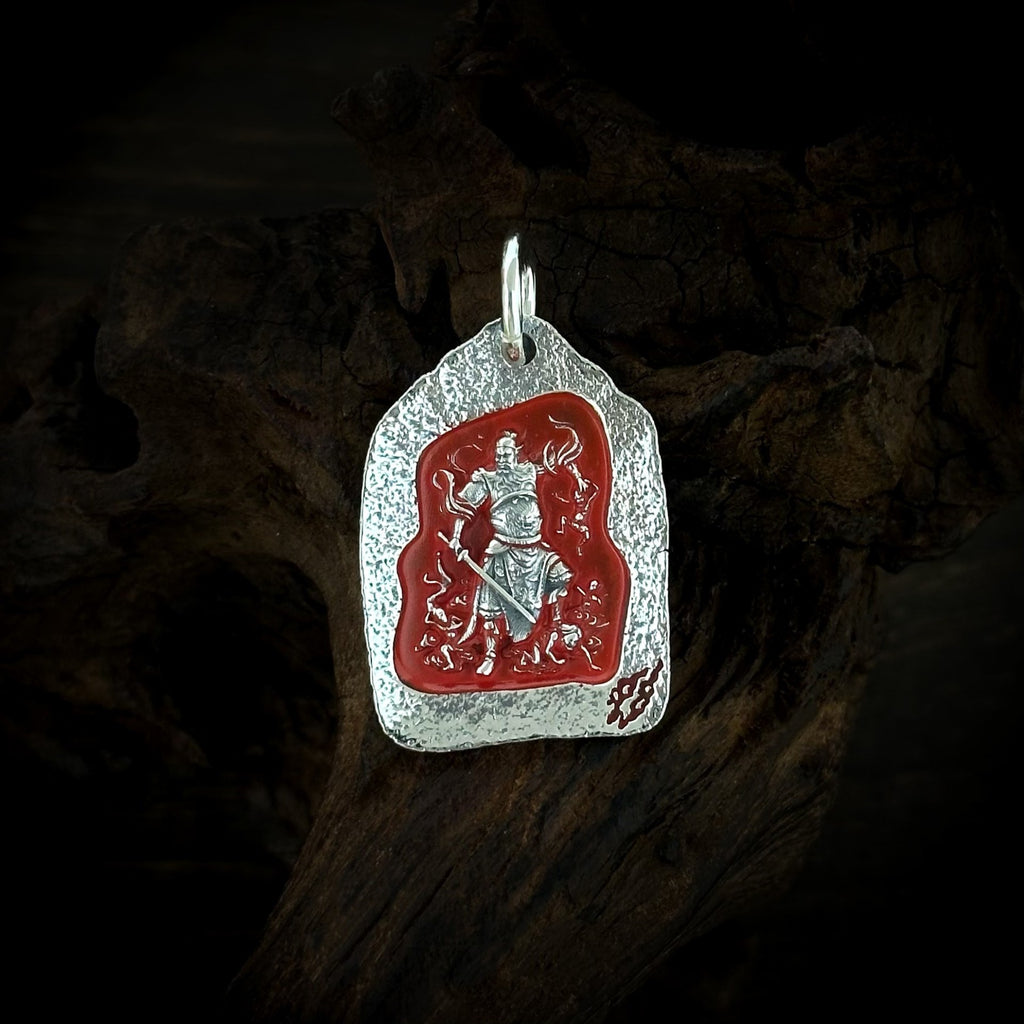 TaoWards Zhong Kui Pendant sculpted front
