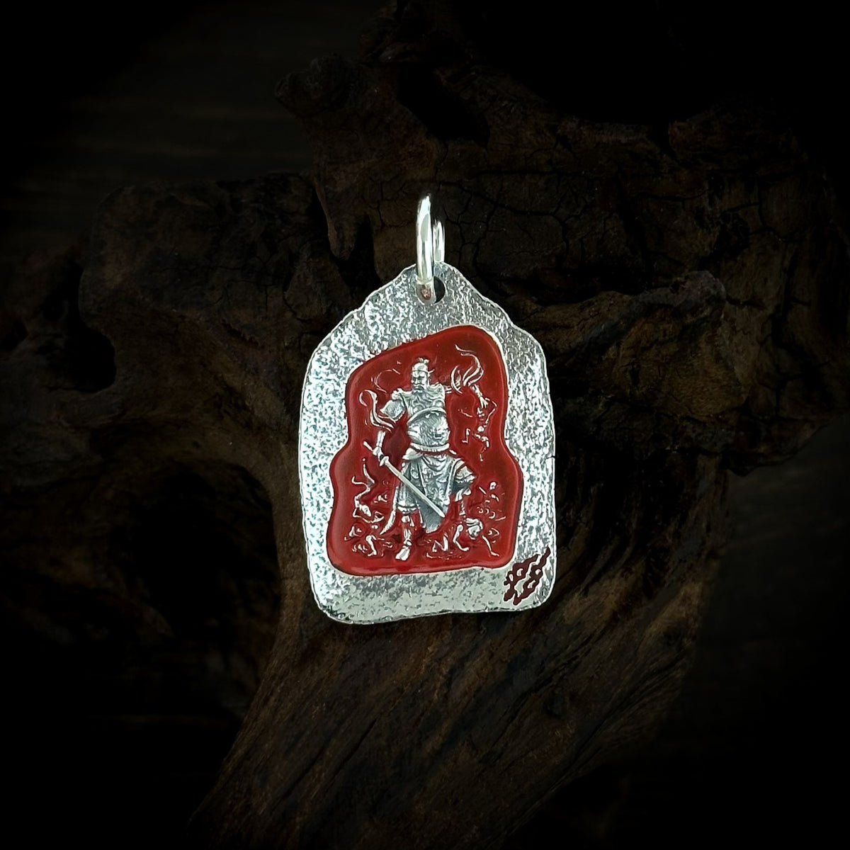 TaoWards Zhong Kui Pendant sculpted front