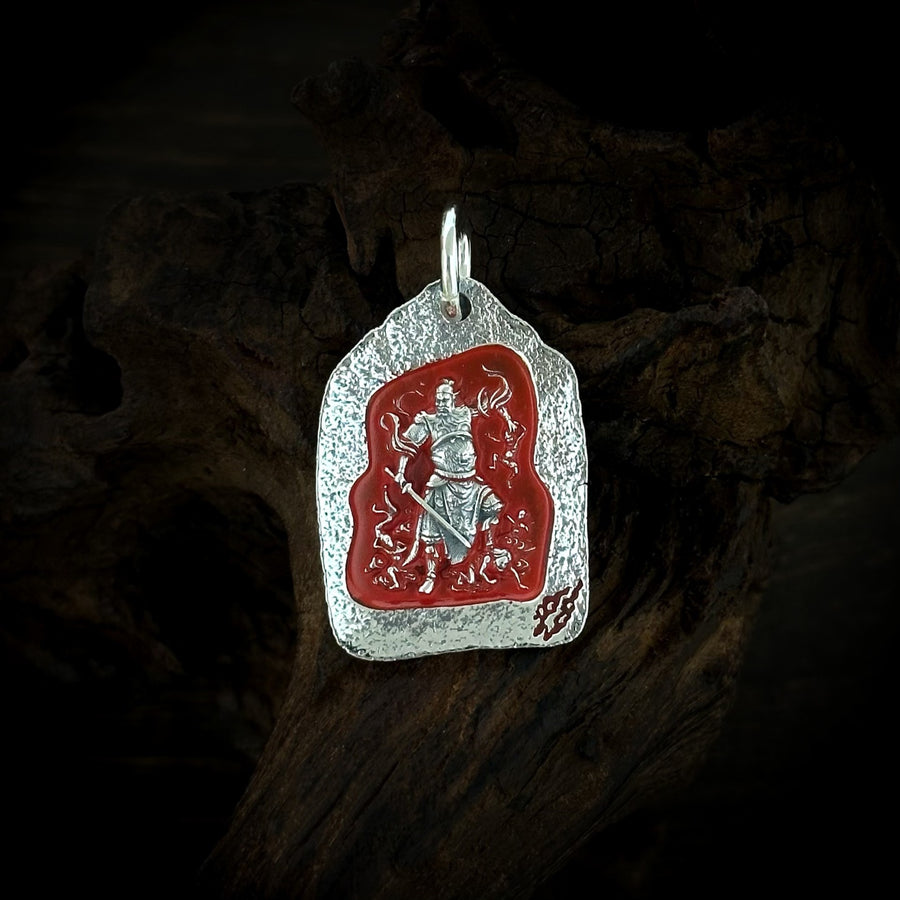 TaoWards Zhong Kui Pendant sculpted front