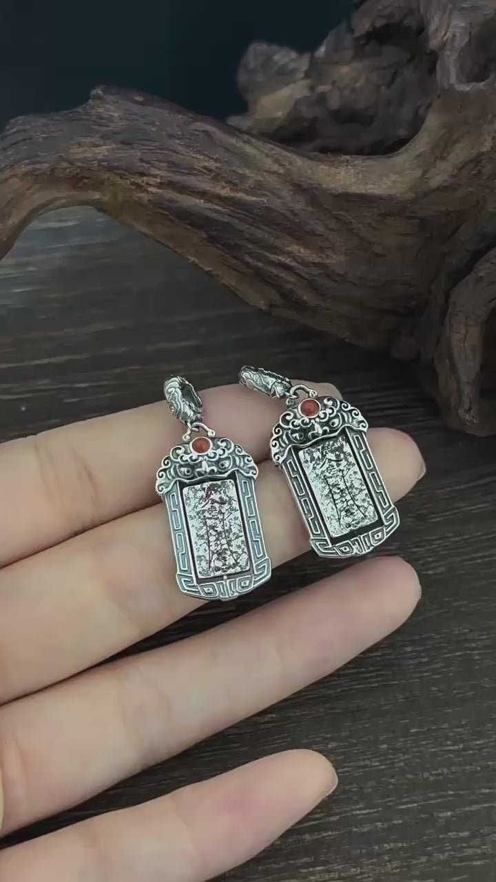TaoWards S925 Silver Peace Plaque Pendant product video